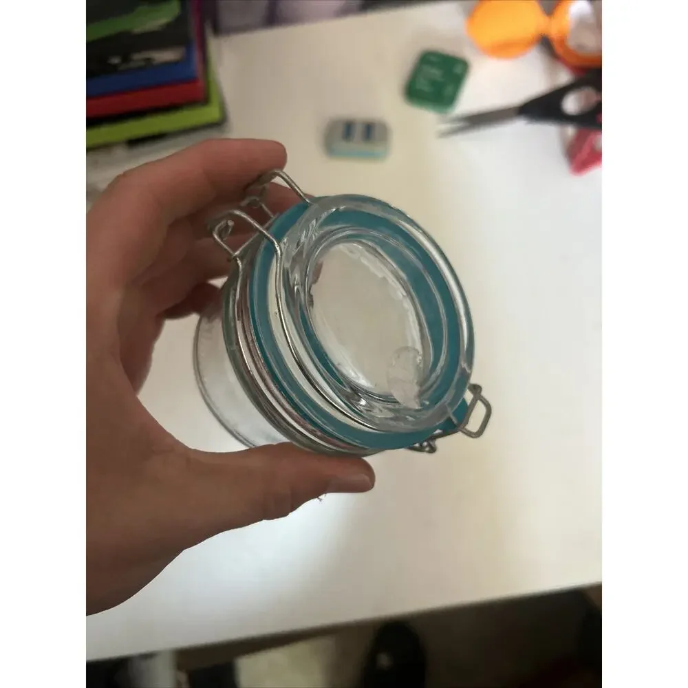 Unbranded jars colored